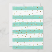 Niedliche Jungle Tiger Babydusche Einladung (Rückseite)