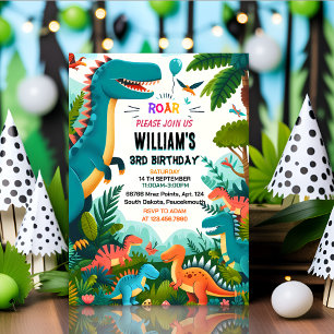 niedliche Jungs, 3. bis 3. Geburtstag Einladung