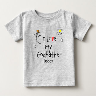 Niedliche Jungs, die ich Liebe Mein Pate Baby T-Sh Baby T-shirt