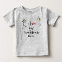 Niedliche Jungs, die ich Liebe Mein Pate Baby T-Sh