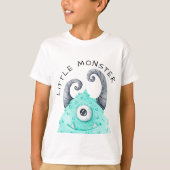 Niedliche Jungs Kleines Monster T-Shirt (Vorderseite)