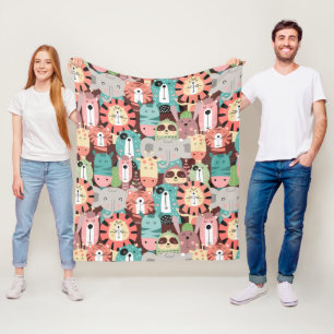 Niedliche Jungtiere Fleecedecke