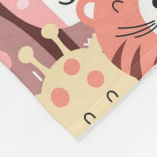 Niedliche Jungtiere Fleecedecke (Ecke)