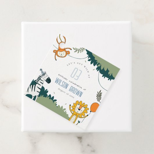 Niedliche Jungtiere Kinder jeden Alters zum Geburt Geschenkanhänger (Beispiel)