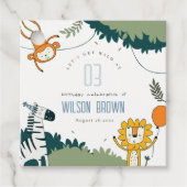 Niedliche Jungtiere Kinder jeden Alters zum Geburt Geschenkanhänger (Vorderseite)