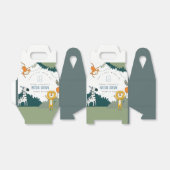 Niedliche Jungtiere Kinder jeden Alters zum Geburt Geschenkschachtel (Ungefaltet)