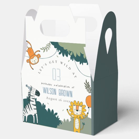 Niedliche Jungtiere Kinder jeden Alters zum Geburt Geschenkschachtel (Geöffnet)