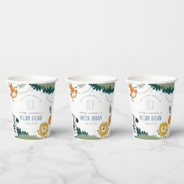 Niedliche Jungtiere Kinder jeden Alters zum Geburt Pappbecher