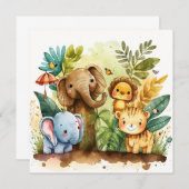 Niedliche Jungtiere Kinder Kinderzimmer (Vorne/Hinten)