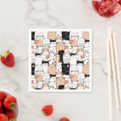 Niedliche Jungtiere Napkins Serviette (Beispiel)