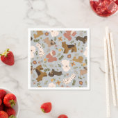 Niedliche Jungtiere Napkins Serviette (Beispiel)