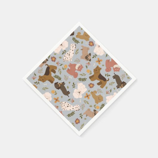 Niedliche Jungtiere Napkins Serviette (Ecke)