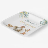 Niedliche Jungtiere Pappteller (Gewinkelt)