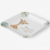 Niedliche Jungtiere Pappteller (Gewinkelt)