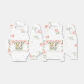 Niedliche Jungtiere Safari Pink Floral Vielen Dank Geschenkschachtel (Ungefaltet)