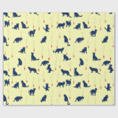 niedliche Jungtiere und Rotfische Geschenkpapier (Flach)