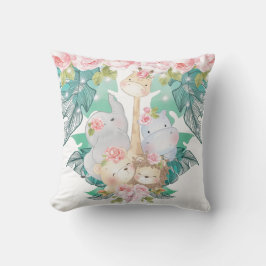 Niedliche Jungtiertiere Kissen