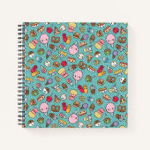 Niedliche Junk Food Notizblock (Vorderseite)