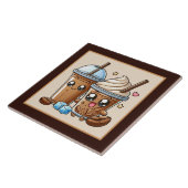 Niedliche Kaffee-Bar , Shop oder Kaffeeküche Fliese (Seite)