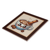 Niedliche Kaffee-Bar , Shop oder Kaffeeküche Fliese (Seite)