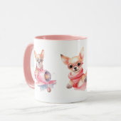 Niedliche Kaffee-Tasse Tasse (Vorderseite Links)