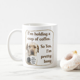 Niedliche Kaffee-Trinken Labrador-Tasse Kaffeetasse