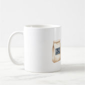 Niedliche Kaffeebohne Kaffeetasse (Links)