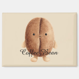 Niedliche Kaffeebohne Magnet