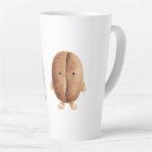 Niedliche Kaffeebohne Milchtasse (Rechte Ecke)