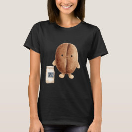 Niedliche Kaffeebohne T-Shirt