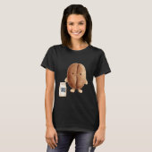 Niedliche Kaffeebohne T-Shirt (Vorne ganz)