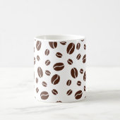 Niedliche Kaffeebohnen, braun und weiß Tasse (Mittel)