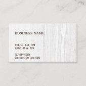 Niedliche Kaffeebohnen Pink Coffee Loyalty Cards Treuekarte (Rückseite)