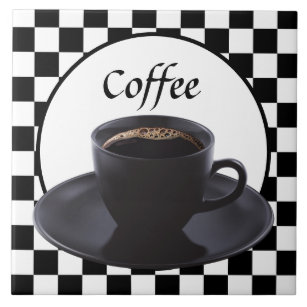 niedliche Kaffeeküche Dekoration Keramik Fliesen