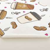 Niedliche Kaffeemaschine Sherpa Blanka Soft & Cosy Sherpadecke (3/4)