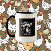 niedliche Kaffeepause, Monogramm hinzufügen Tasse