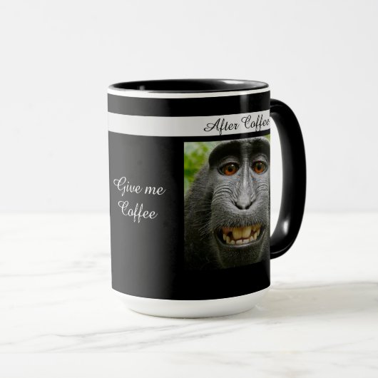 Niedliche Kaffeestiere Tasse (VorderseiteRechts)