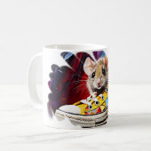 Niedliche Kaffeetassen und Tasse für stilvolle Tas (Vorderseite Links)