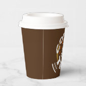 niedliche Kaffeezeit Bar Party Liebhaber Pappbecher (Rechts)