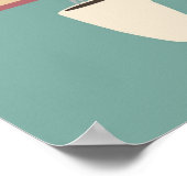 Niedliche Kaffeezeit Poster (Ecke)