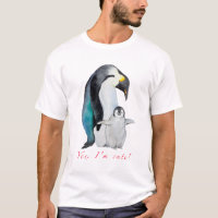 Niedliche Kaiserpinguine
