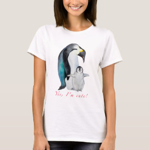 Niedliche Kaiserpinguine T-Shirt