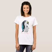 Niedliche Kaiserpinguine T-Shirt (Vorne ganz)