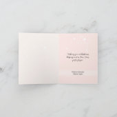 Niedliche Kakaoaufenthalt Feiertagskarte (Innenseite)