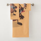 Niedliche Kakerlakenfigur Badhandtuch Set (Insitu)