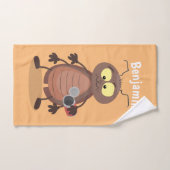 Niedliche Kakerlakenfigur Badhandtuch Set (Handtuch)