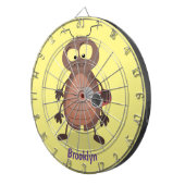 Niedliche Kakerlakenfigur Dartscheibe (Vorderseite rechts)