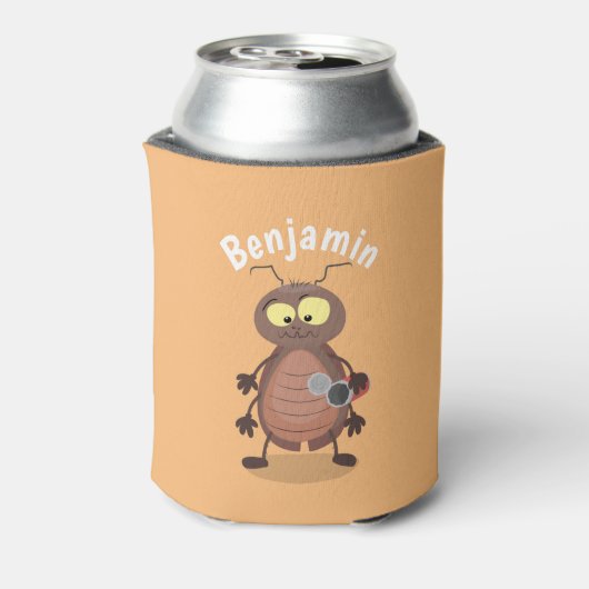 Niedliche Kakerlakenfigur Dosenkühler (Kanne Rückseite)