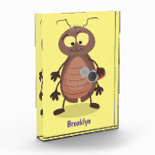 Niedliche Kakerlakenfigur Fotoblock (Links)