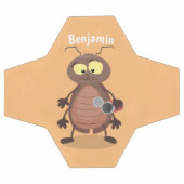 Niedliche Kakerlakenfigur Fußball (Flach)